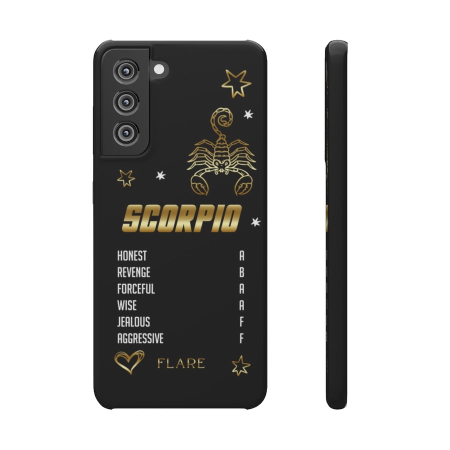 Scorpio Zodiac Report Card IPhone Cases