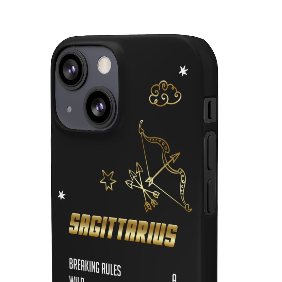 Sagittarius Zodiac Report Card IPhone Cases