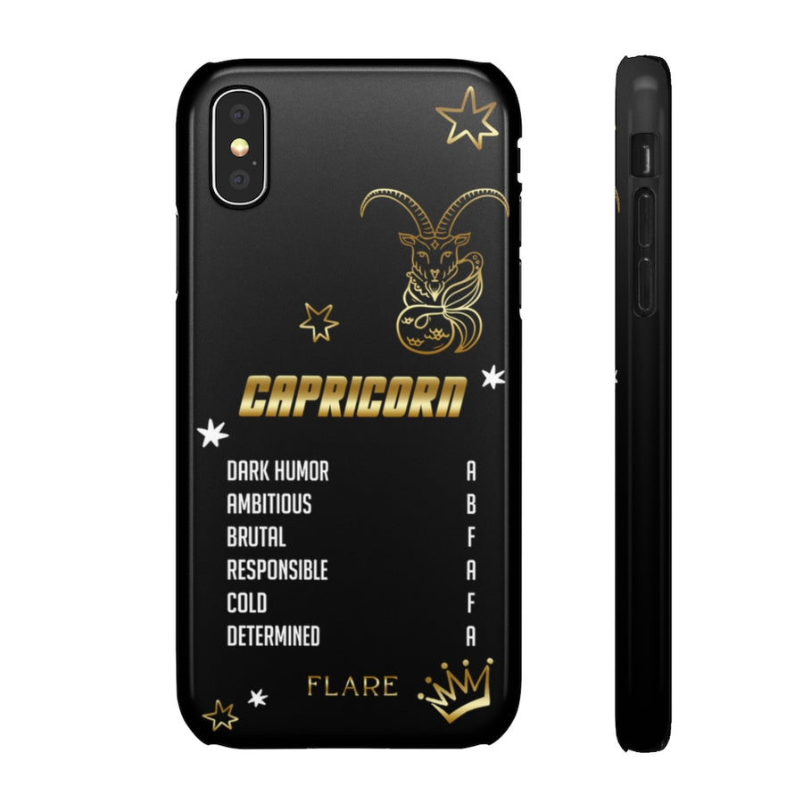 Capricorn Zodiac Report Card IPhone Cases