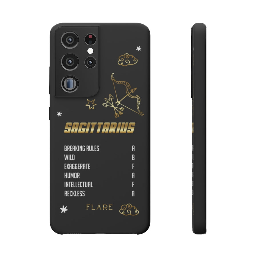 Sagittarius Zodiac Report Card IPhone Cases