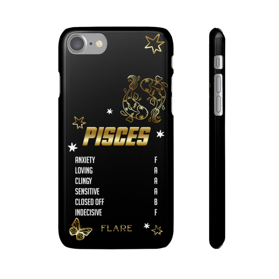 Pisces Zodiac Report Card IPhone Cases