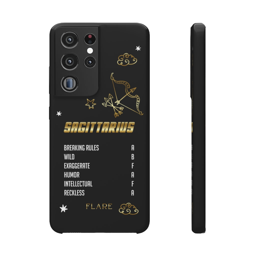 Sagittarius Zodiac Report Card IPhone Cases