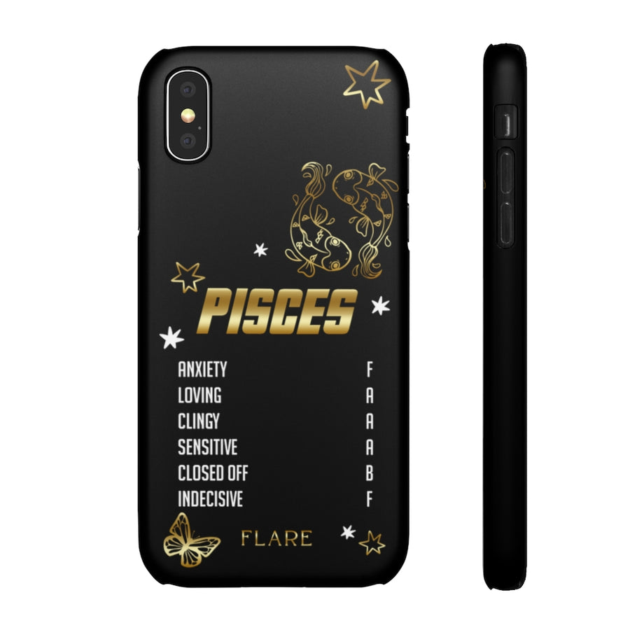 Pisces Zodiac Report Card IPhone Cases