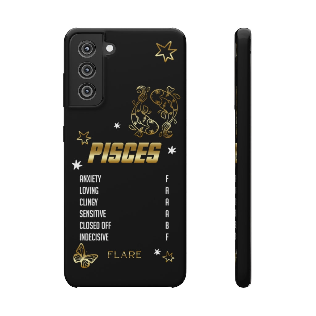 Pisces Zodiac Report Card IPhone Cases