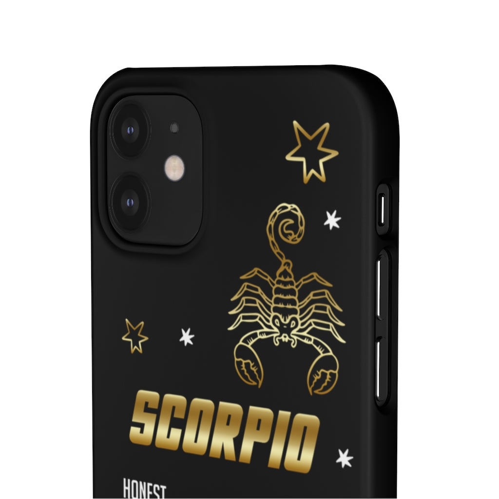 Scorpio Zodiac Report Card IPhone Cases