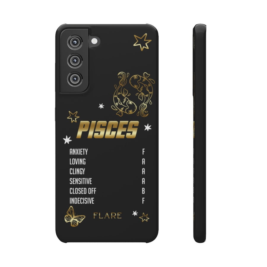 Pisces Zodiac Report Card IPhone Cases