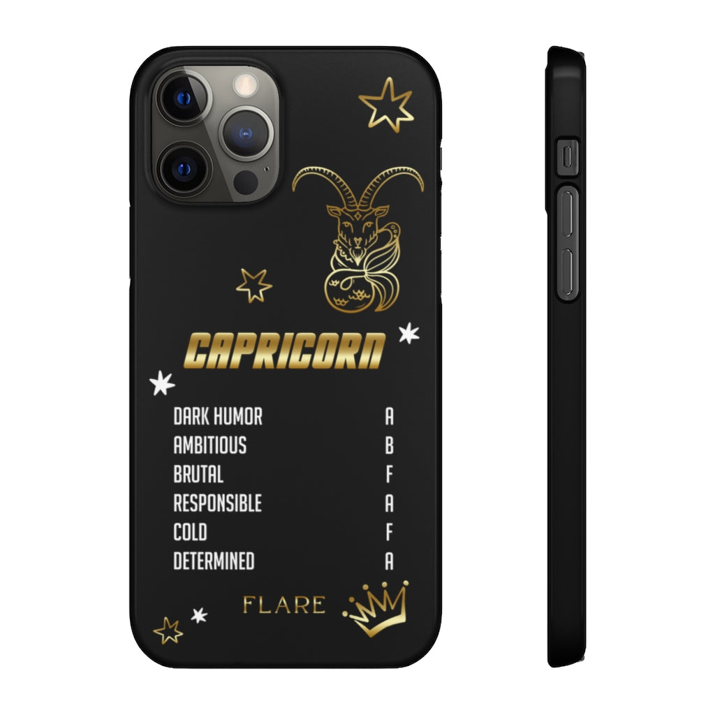 Capricorn Zodiac Report Card IPhone Cases