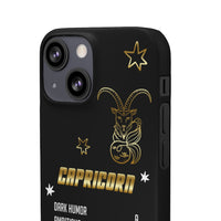 Capricorn Zodiac Report Card IPhone Cases