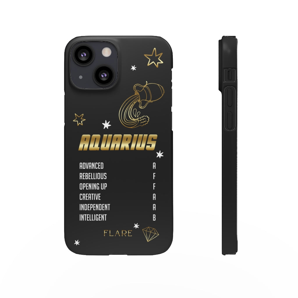 Aquarius Zodiac Report Card IPhone Cases