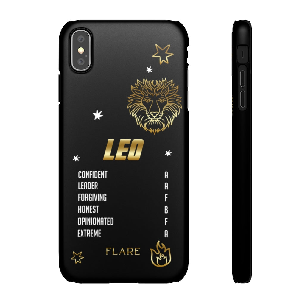 Leo Zodiac Report Card IPhone Cases