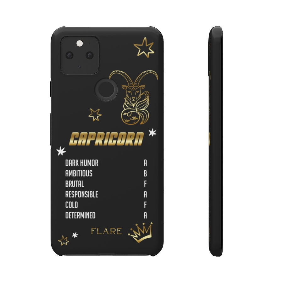 Capricorn Zodiac Report Card IPhone Cases