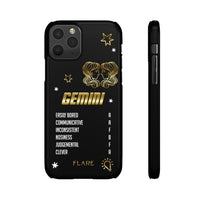 Gemini Zodiac Report Card IPhone Cases
