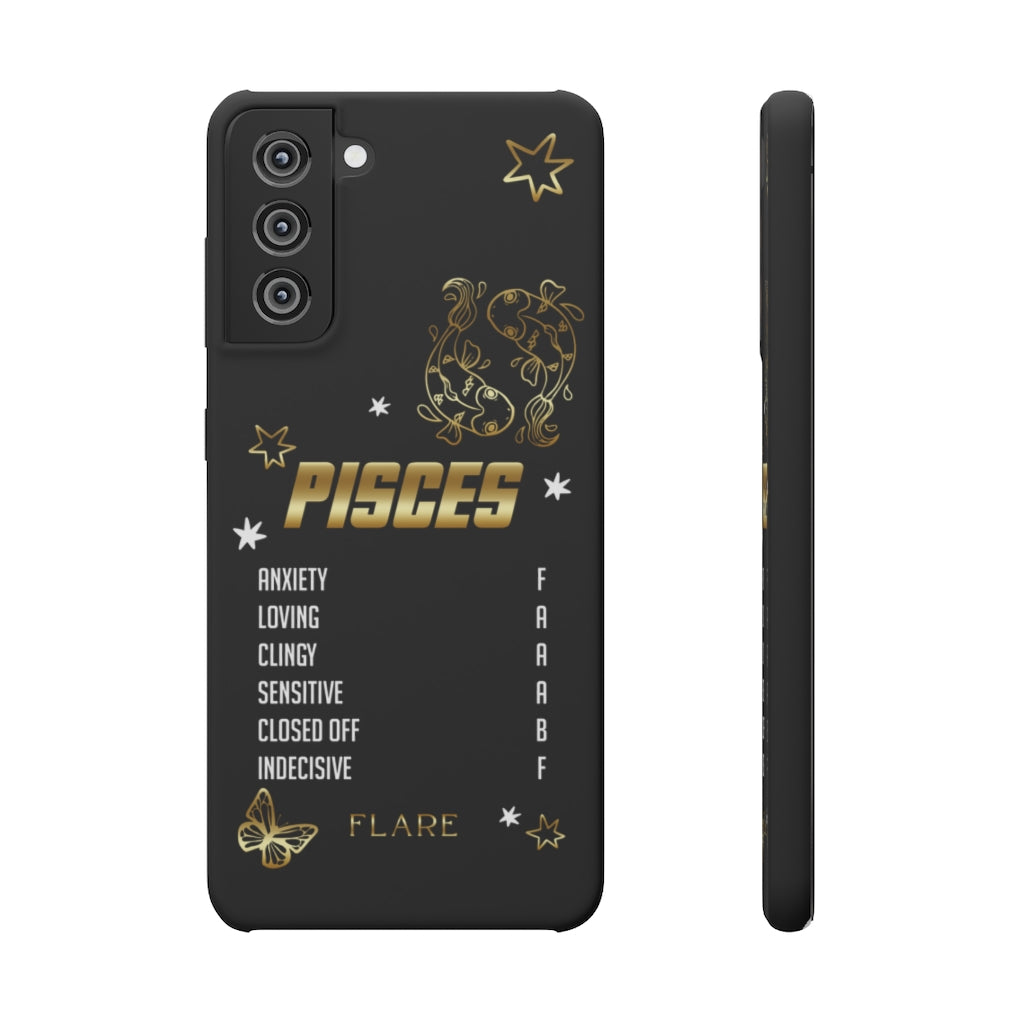 Pisces Zodiac Report Card IPhone Cases