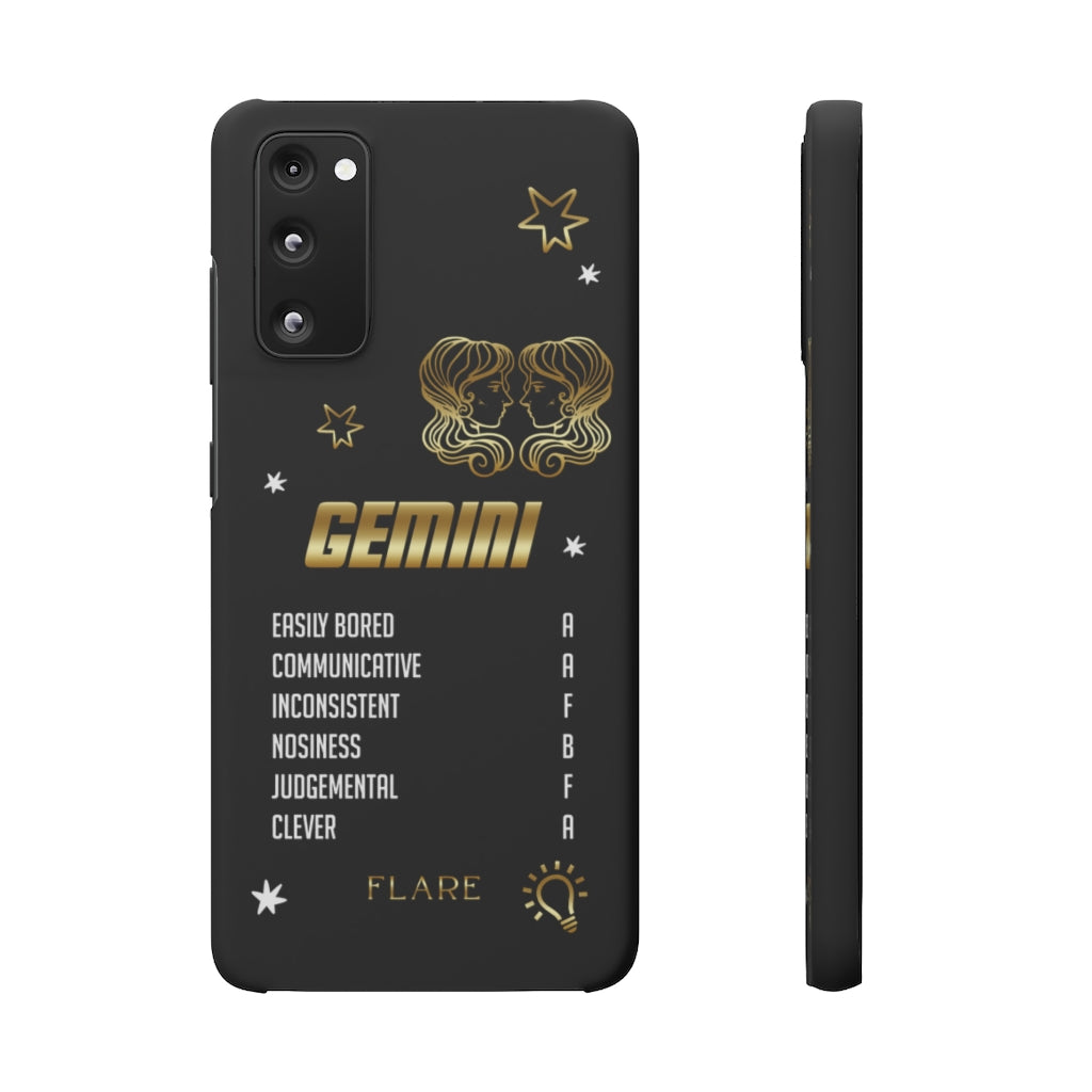Gemini Zodiac Report Card IPhone Cases