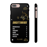 Sagittarius Zodiac Report Card IPhone Cases