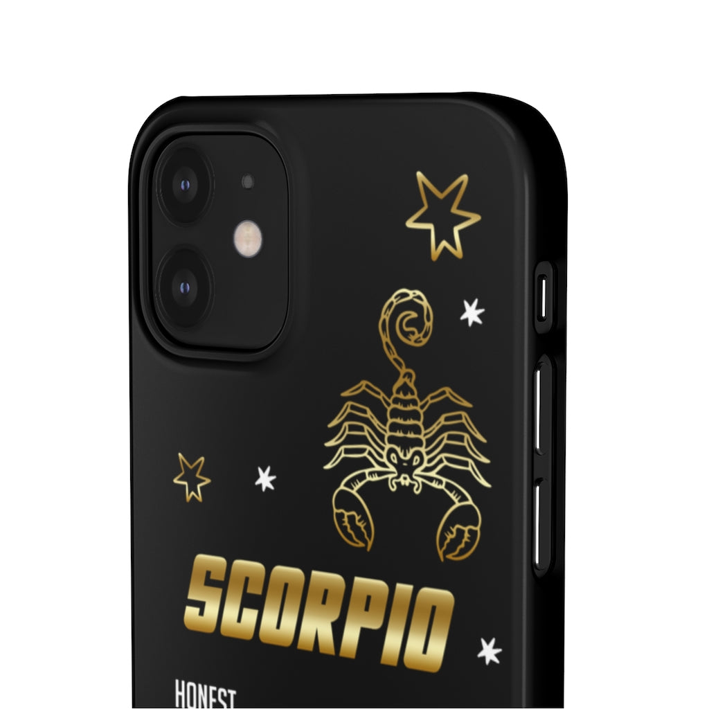 Scorpio Zodiac Report Card IPhone Cases
