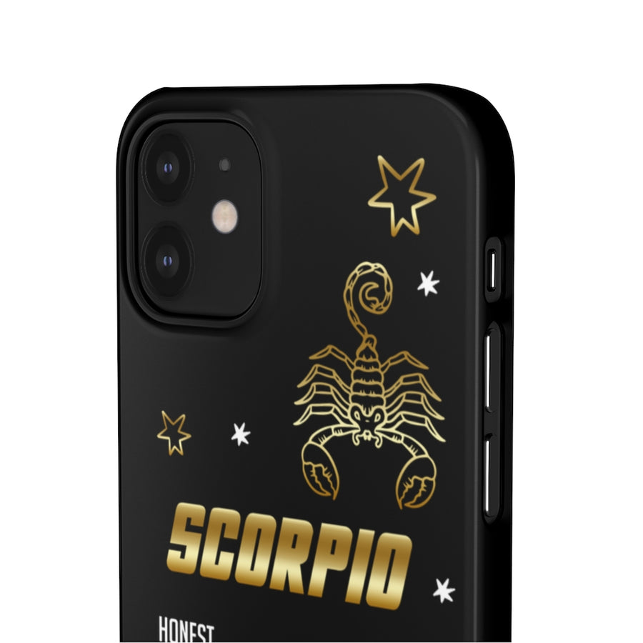 Scorpio Zodiac Report Card IPhone Cases