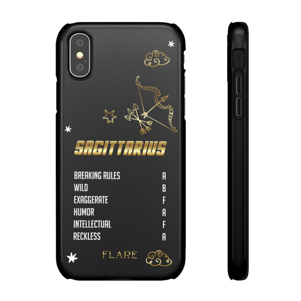 Sagittarius Zodiac Report Card IPhone Cases