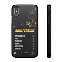 Sagittarius Zodiac Report Card IPhone Cases