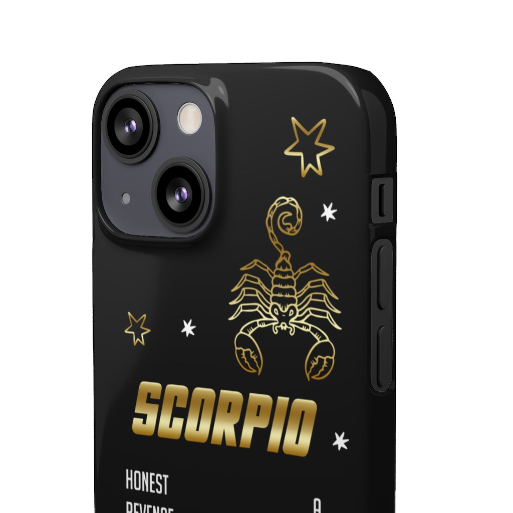 Scorpio Zodiac Report Card IPhone Cases