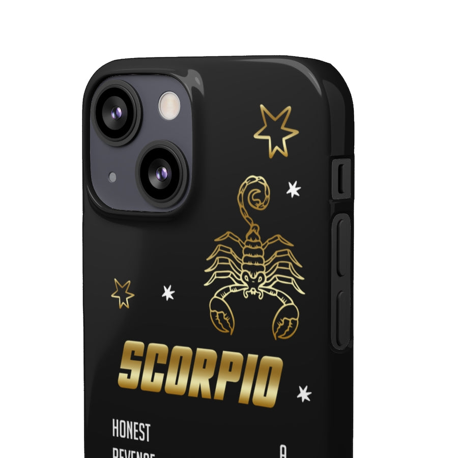 Scorpio Zodiac Report Card IPhone Cases
