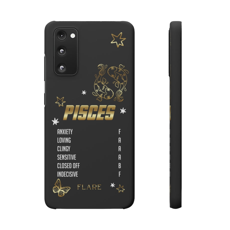 Pisces Zodiac Report Card IPhone Cases