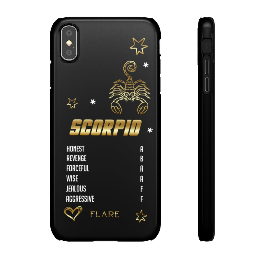 Scorpio Zodiac Report Card IPhone Cases