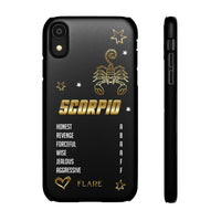 Scorpio Zodiac Report Card IPhone Cases
