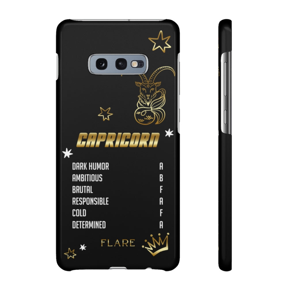 Capricorn Zodiac Report Card IPhone Cases