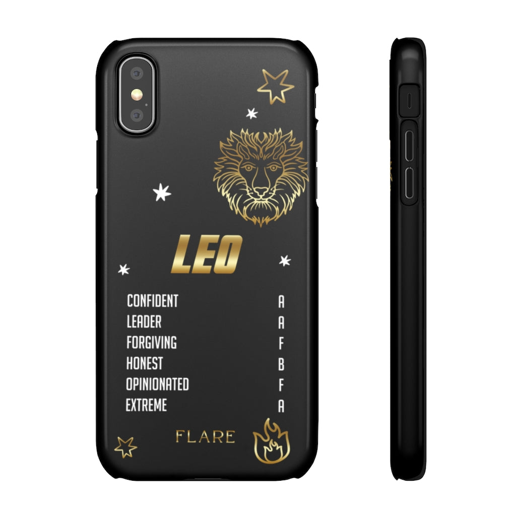 Leo Zodiac Report Card IPhone Cases