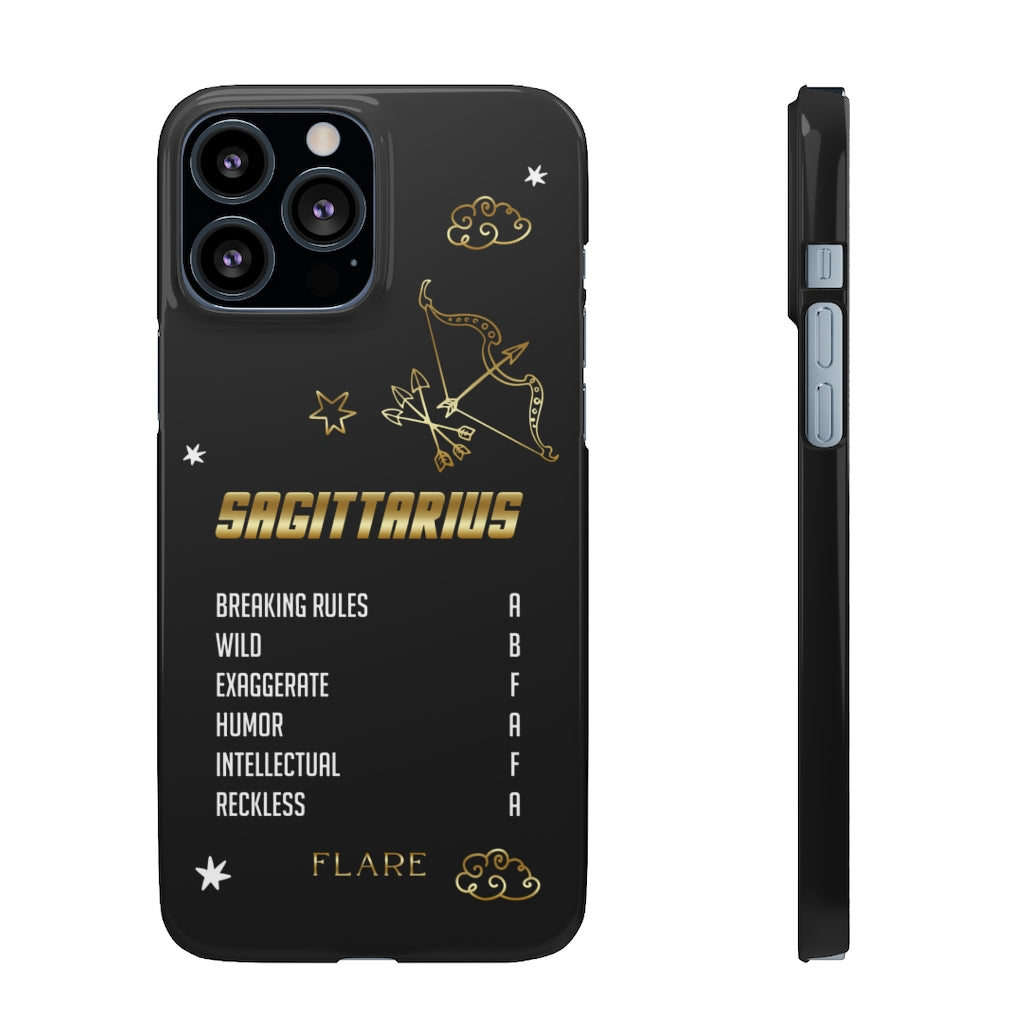 Sagittarius Zodiac Report Card IPhone Cases