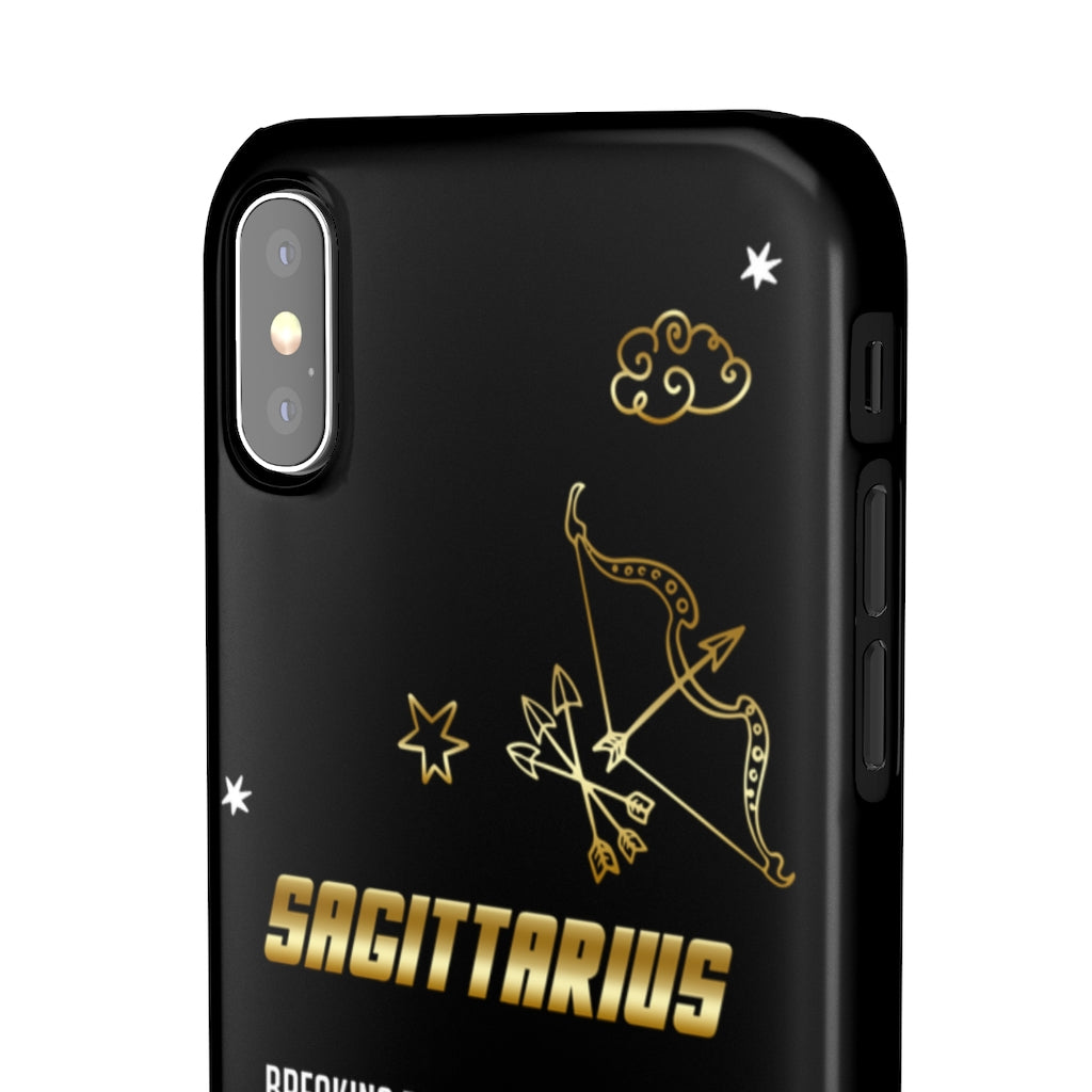 Sagittarius Zodiac Report Card IPhone Cases