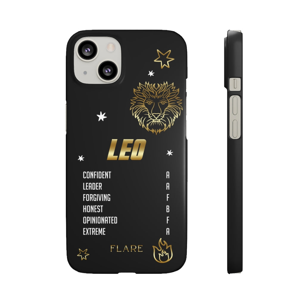 Leo Zodiac Report Card IPhone Cases