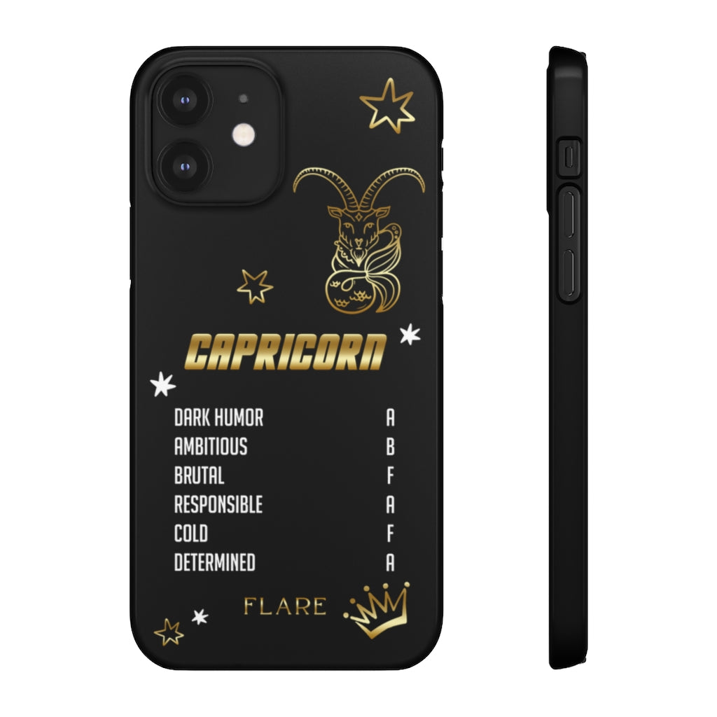 Capricorn Zodiac Report Card IPhone Cases