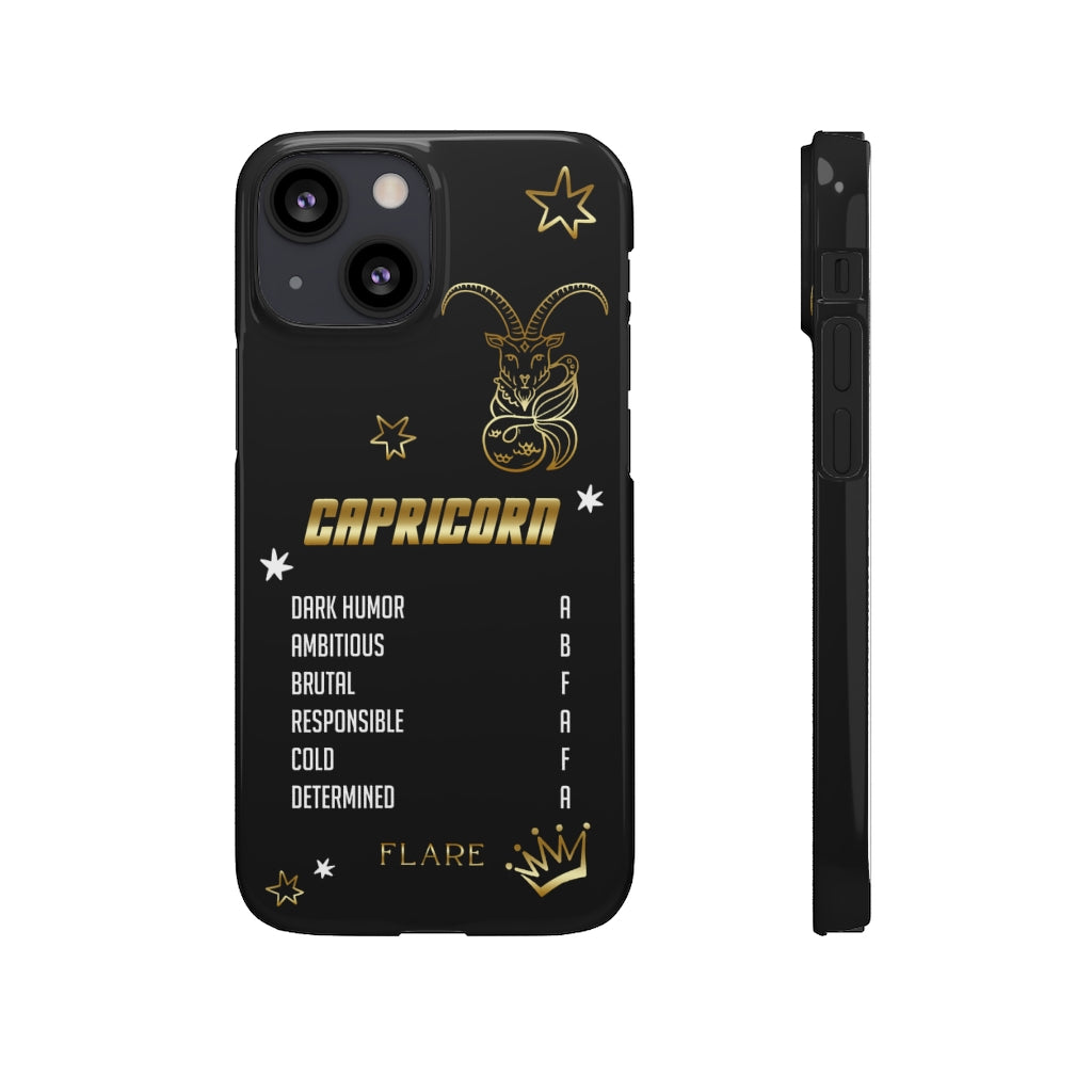 Capricorn Zodiac Report Card IPhone Cases