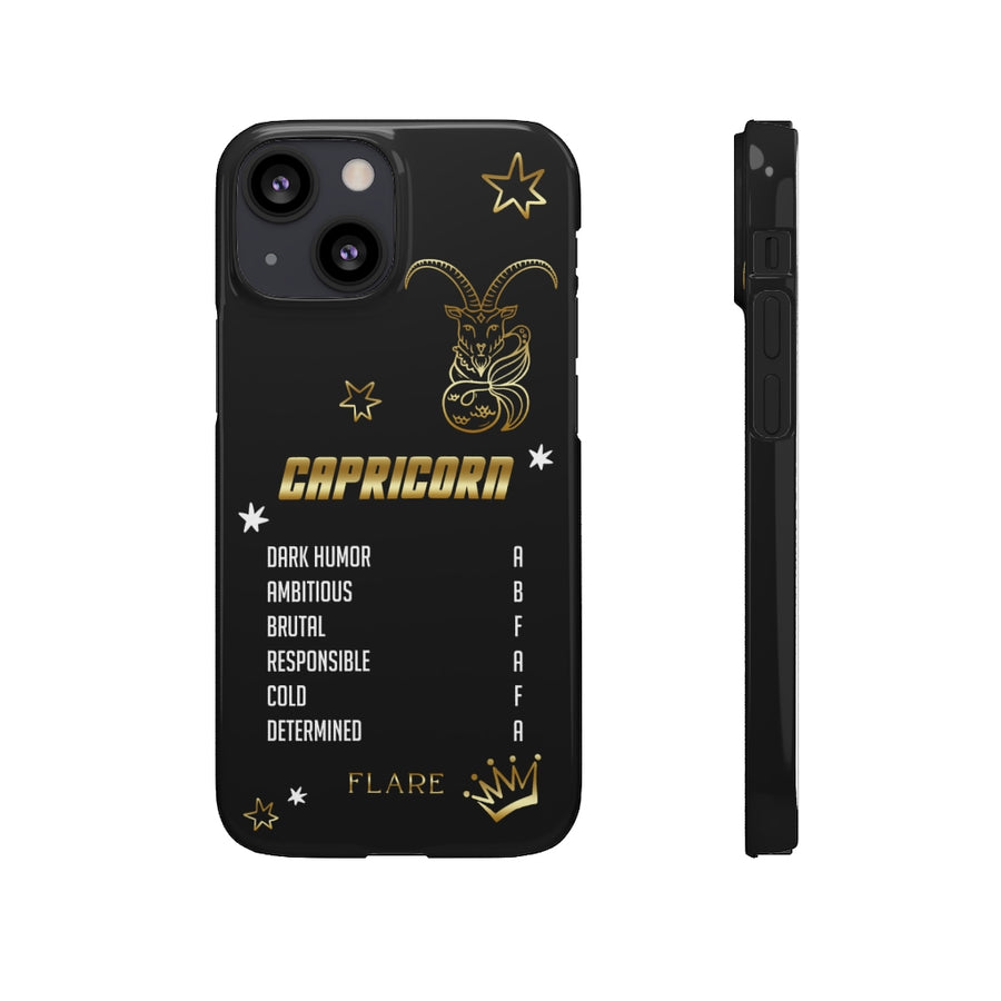 Capricorn Zodiac Report Card IPhone Cases