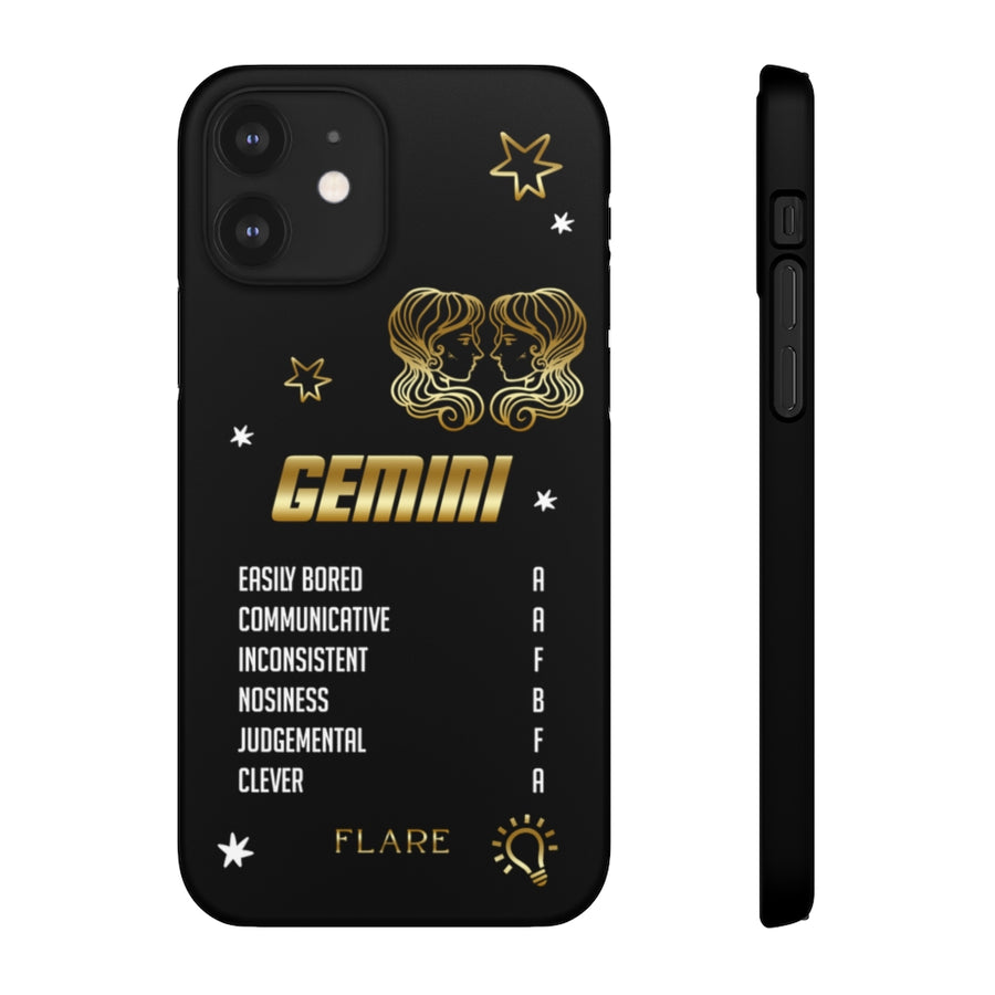 Gemini Zodiac Report Card IPhone Cases
