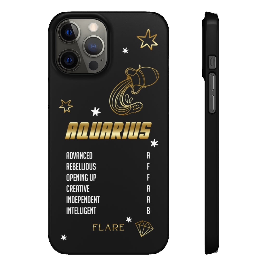 Aquarius Zodiac Report Card IPhone Cases