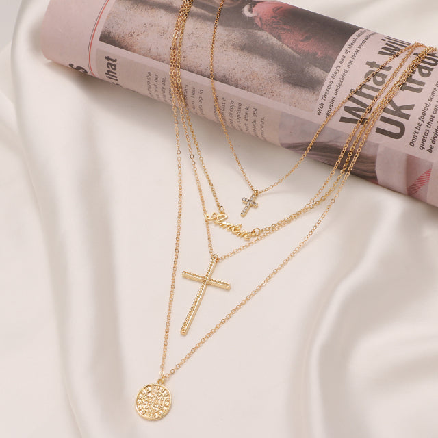 Portrait Pearl Round Coin Pendants