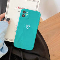 Love Heart Camera Protection Phone Case
