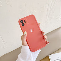 Love Heart Camera Protection Phone Case