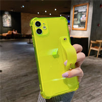 Wrist Strap Transparent Phone Case
