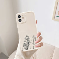 Abstract Line Face Phone Case