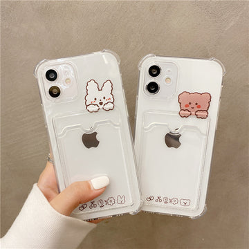 Love Bear Rabbit Shockproof Phone Case