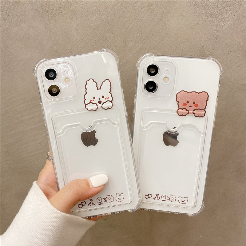 Love Bear Rabbit Shockproof Phone Case