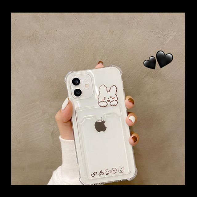 Love Bear Rabbit Shockproof Phone Case