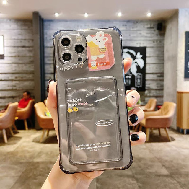 Love Bear Rabbit Shockproof Phone Case