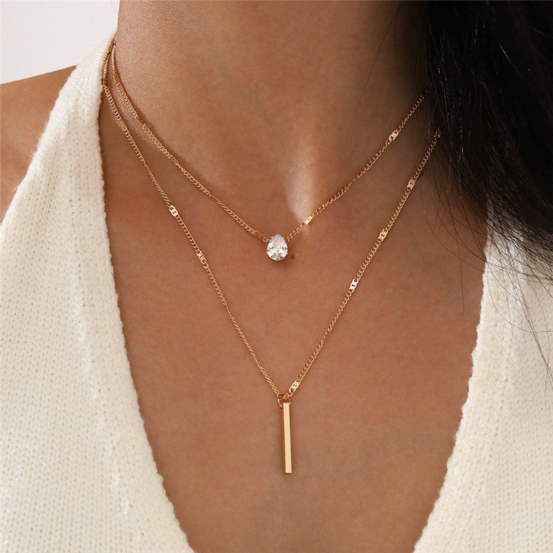 Geometric Gold Pendant
