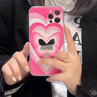 Mirror Cute Butterfly Cover