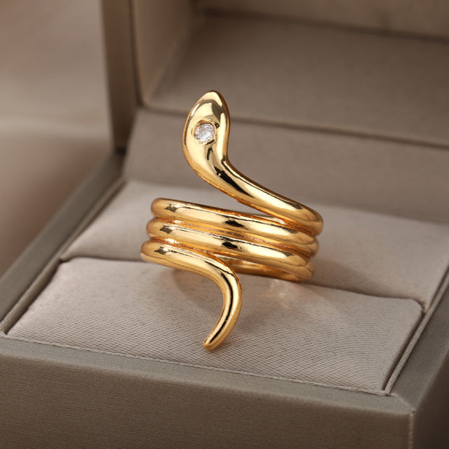 Retro Snake Ring